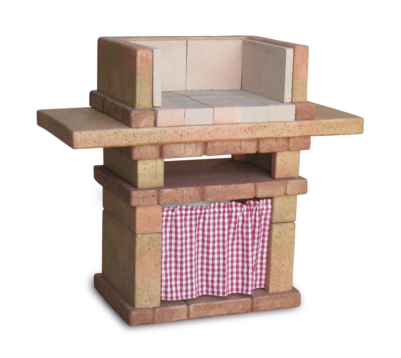 barbecue Emilia 40 con piano col. pietre del borgo, 40BEM40PP