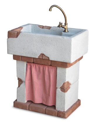 lavello Molveno col. bianco, 03LMOGB