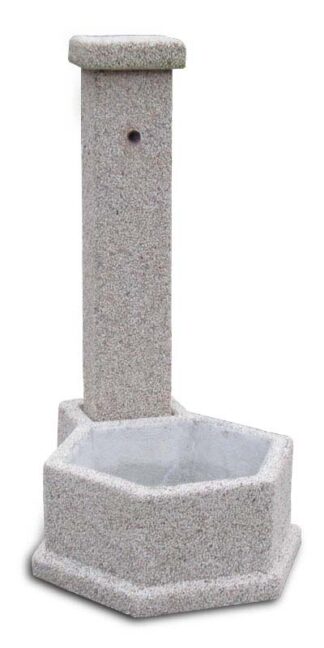 fontana esagonale 45 col. avorio, cod. 03F45A