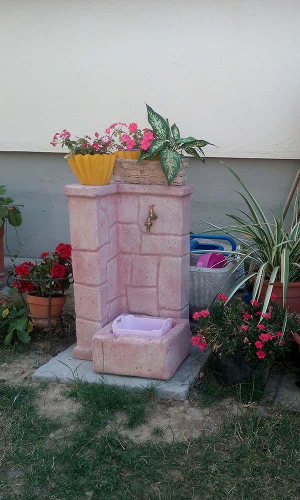 fontana fonte antica easy col. rosa antico, cod. 03FOAERA, località: San Giustino (Perugia)